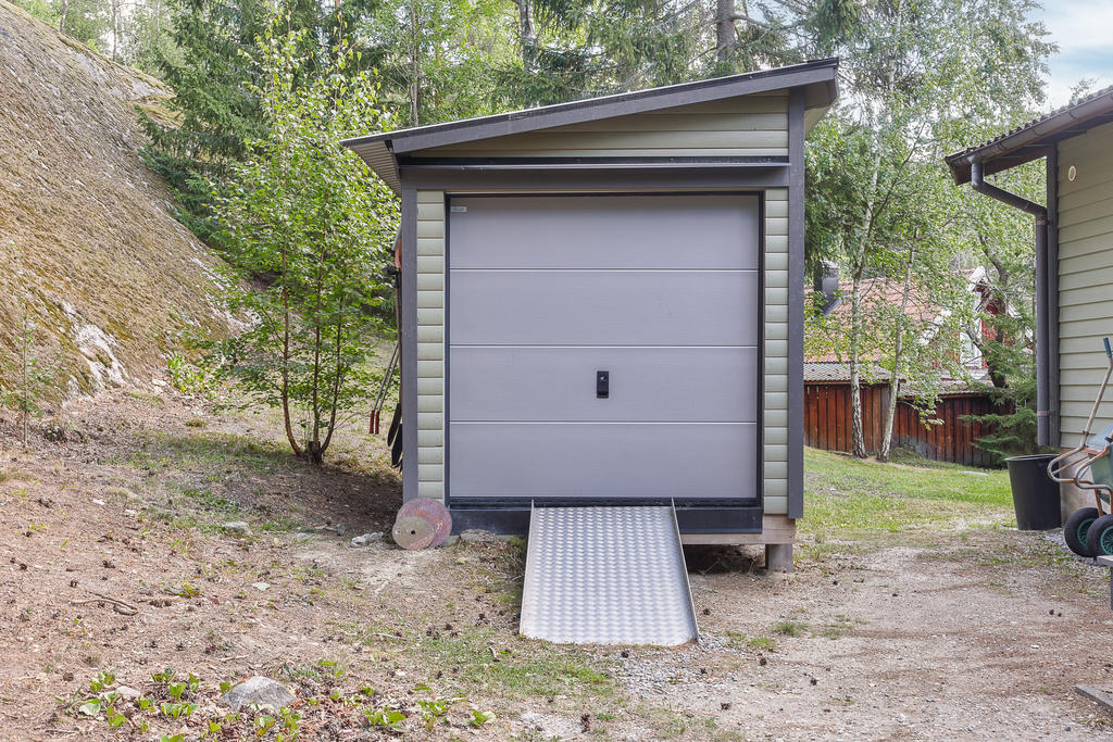 Varmgaragets framsida