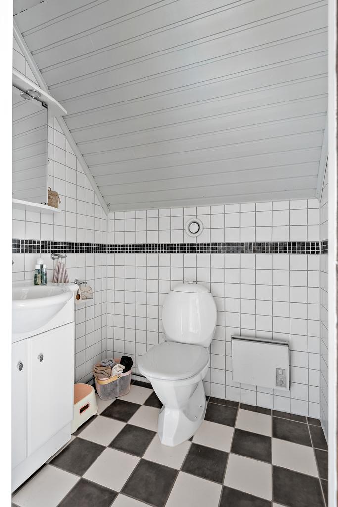 Wc på övre plan