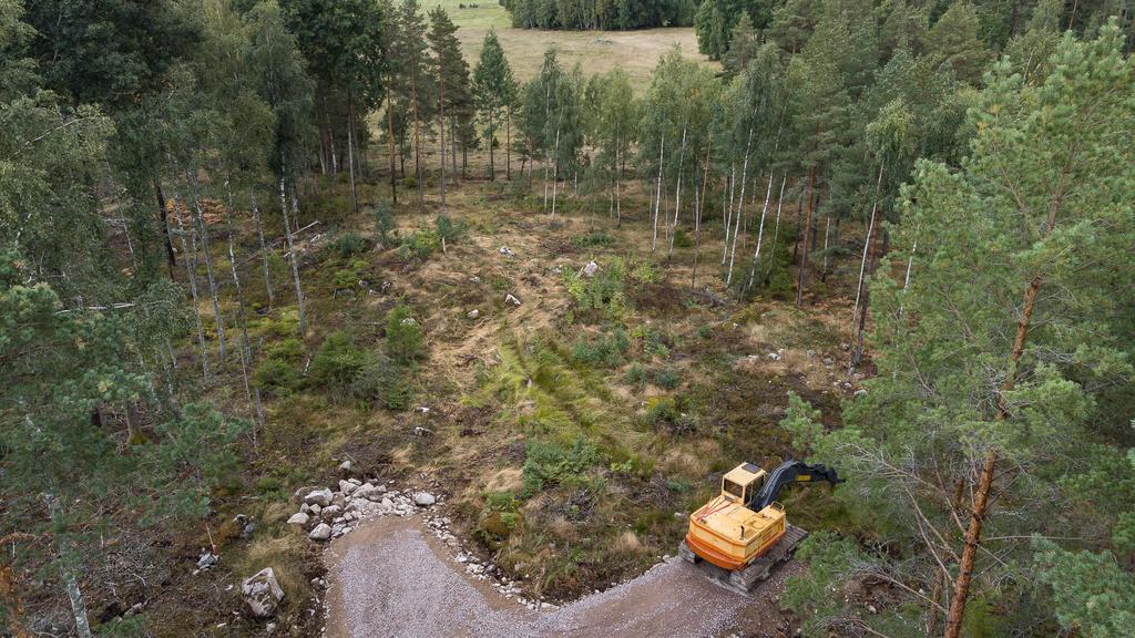 Anslutande väg  med vändplats