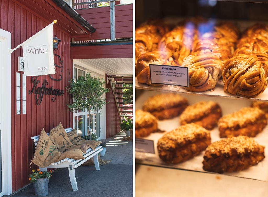 Kaffestugan ligger en cykeltur bort och är både café, bageri och konditori i hög klass. Här serveras inget halvfabrikat!