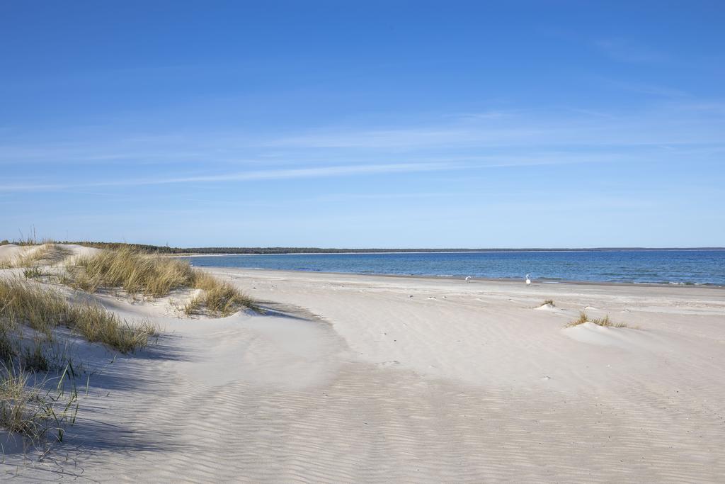 Områdesbild, här uppenbaras Bödabuktens milslånga sandstränder.