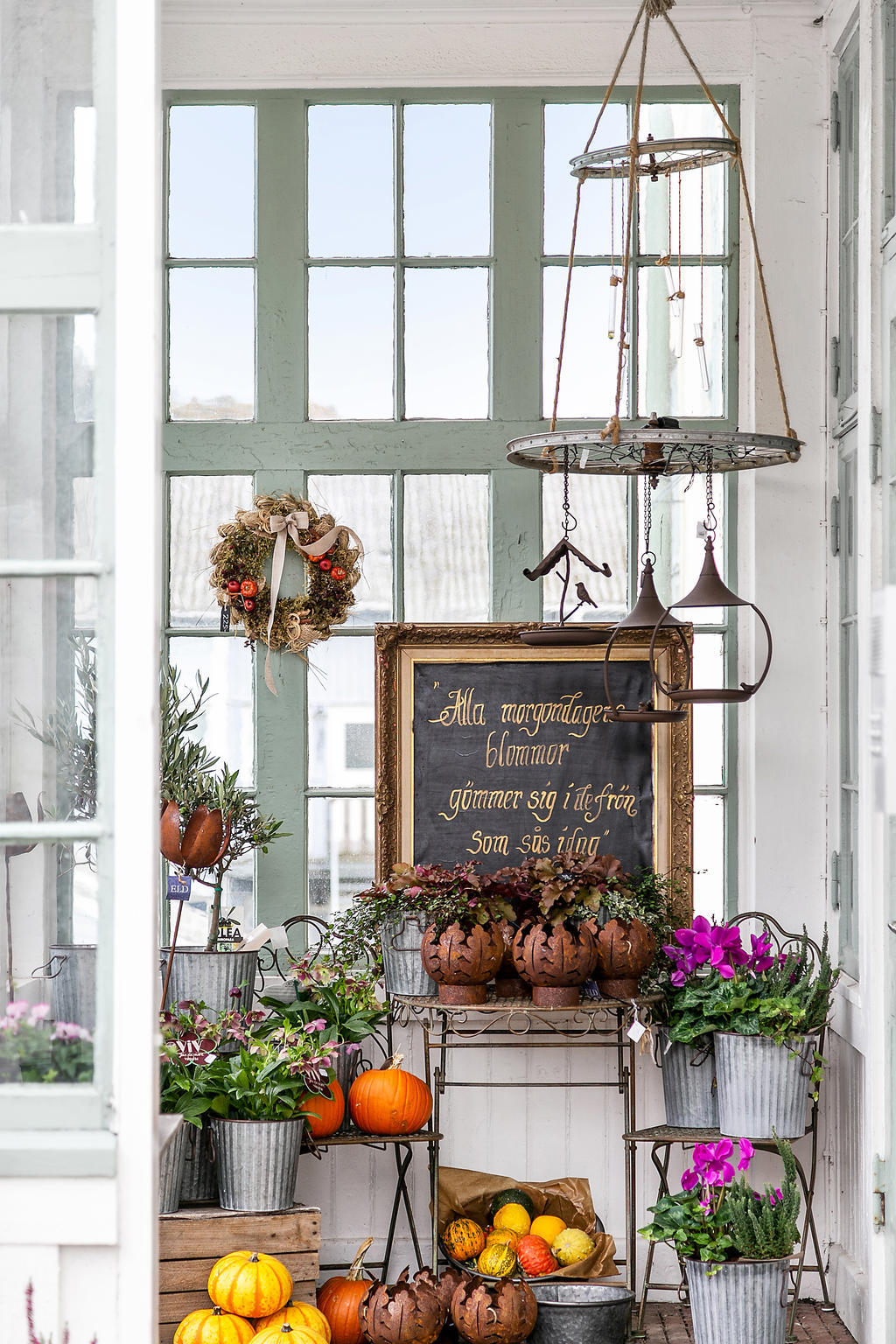 Mycket fint att välja på i Blomsterbutiken