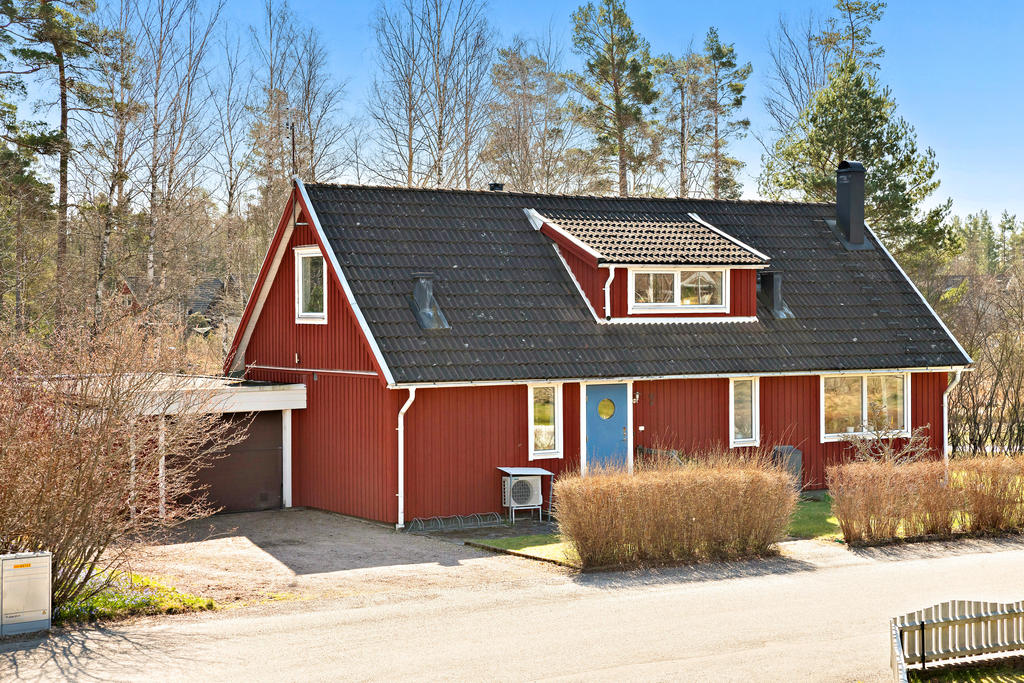 Framsidan av huset 