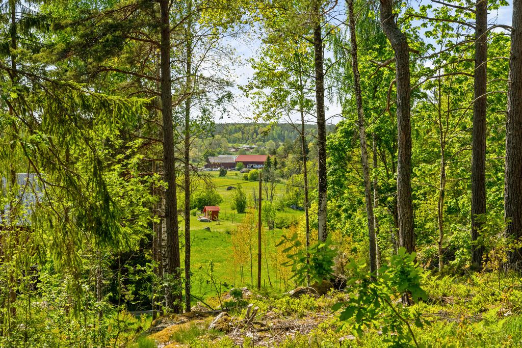 Korridor mellan sista och näst sista tomten