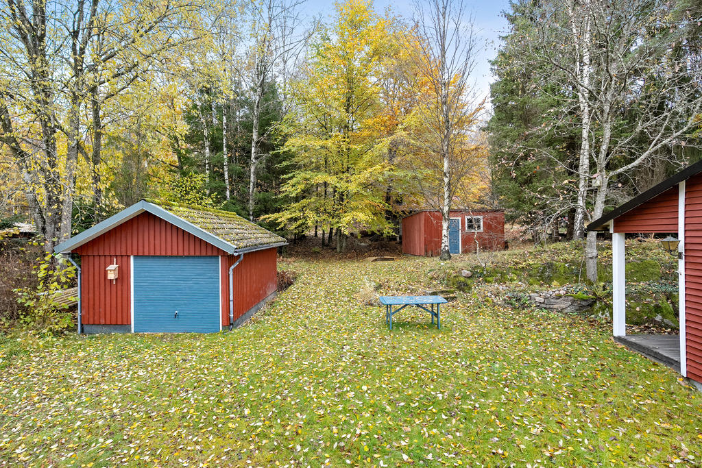 Garage, timmerstuga, vedbod, hus