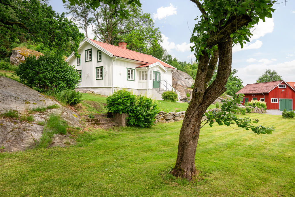 Tomten erbjuder det mesta, gräsytor, berg, skog och vackra vyer över öppna fält. 