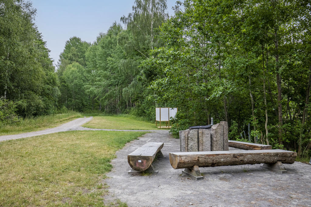 Grillplats vid Rismåla göl. 