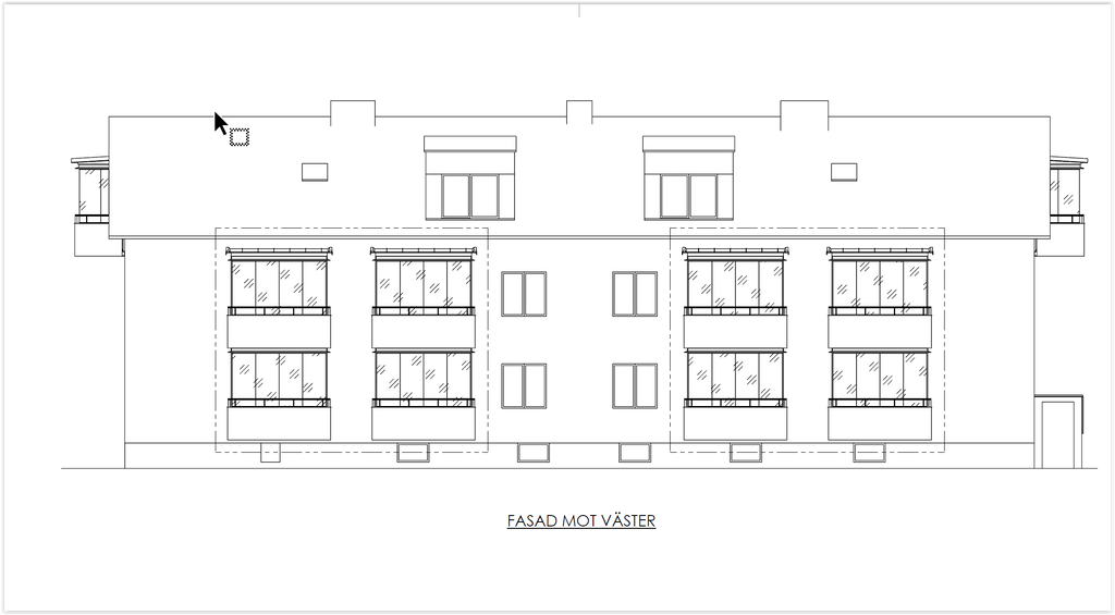 Förslag inglasning och utbyggnation av balkongerna 