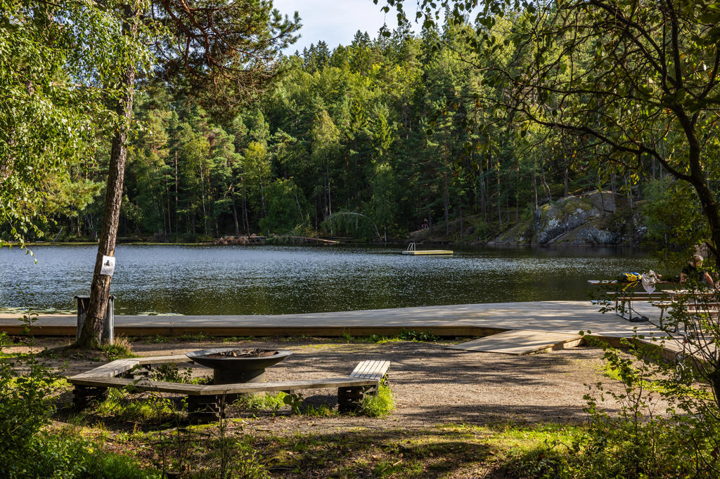 Grillplats vid Barnsjön