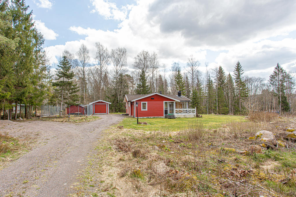 Framsidan av huset