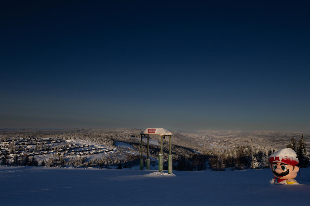 Från berget finns nedfarter för alla oavsett nivå och ålder