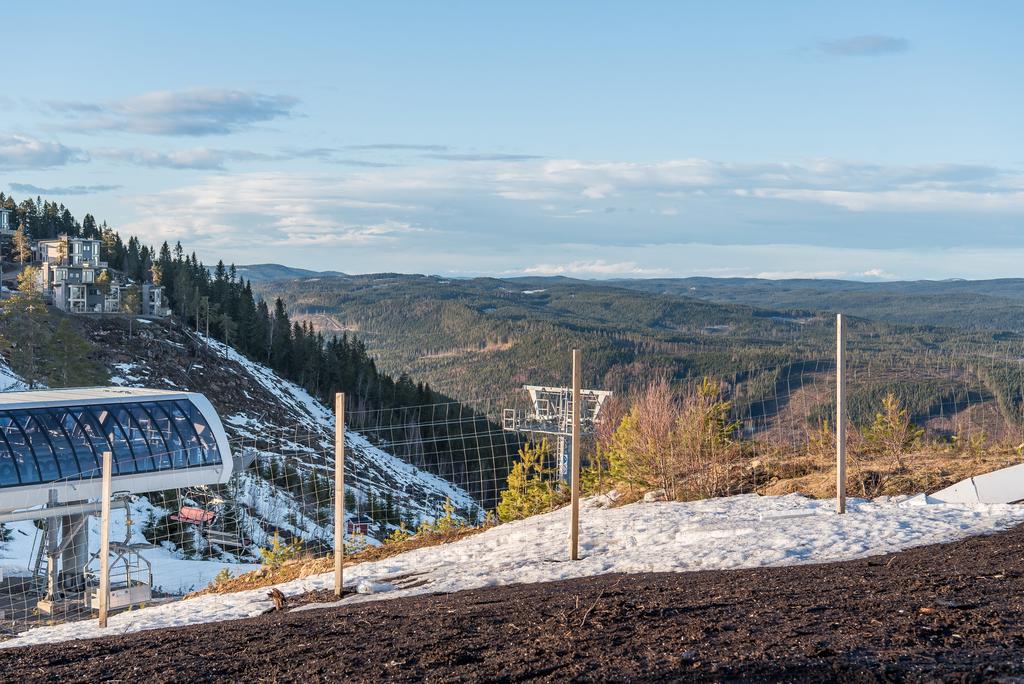 Härlig vy över fjället