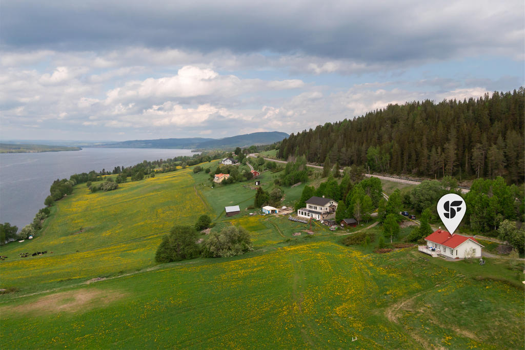 Huset ligger högt beläget!