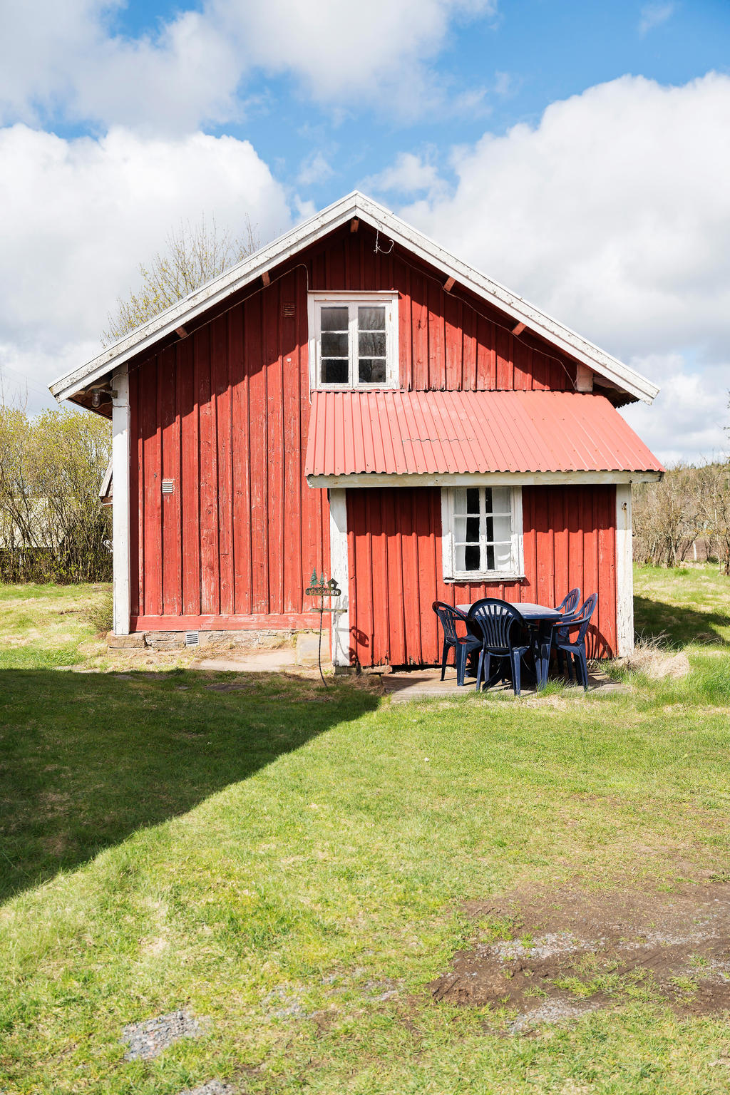 Torpet med en utbyggnadsdel