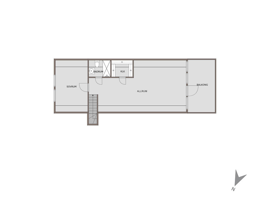 Planlösning övre plan