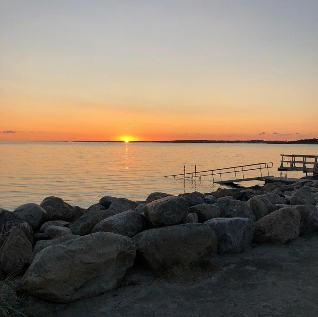 Solnedgång på Torstensvik i Frillesås