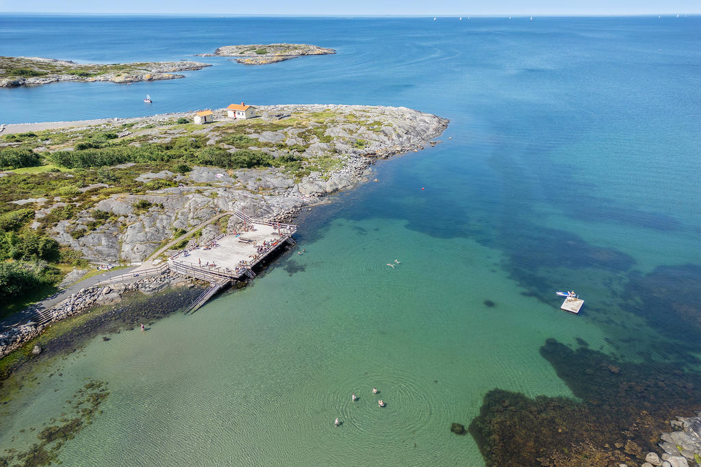 Även i Lerkil finns fina bad. Kusten är full av pärlor