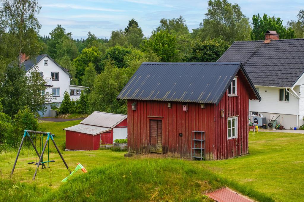 Förrådsbyggnad.