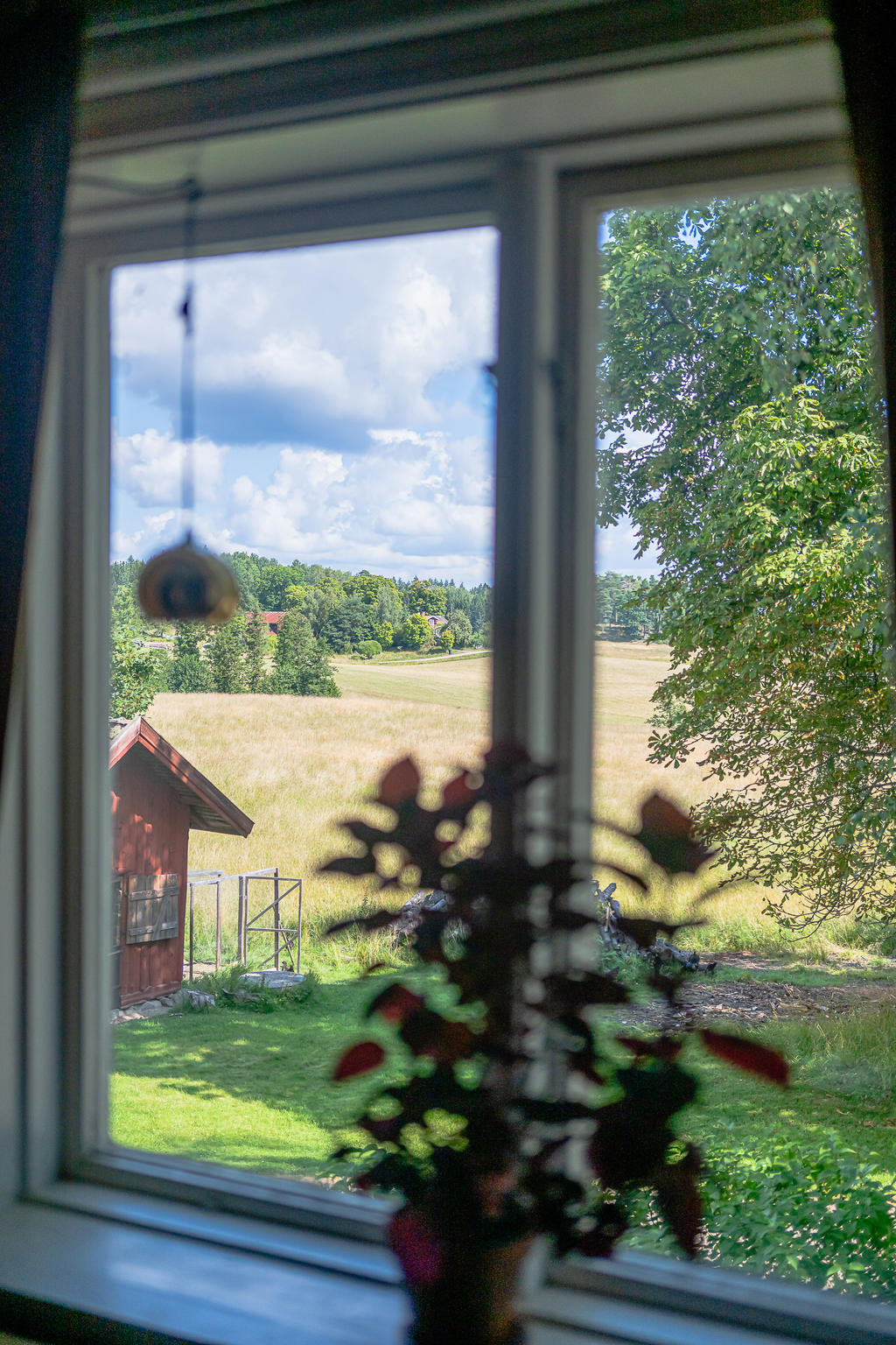 Utblick från sovrummet