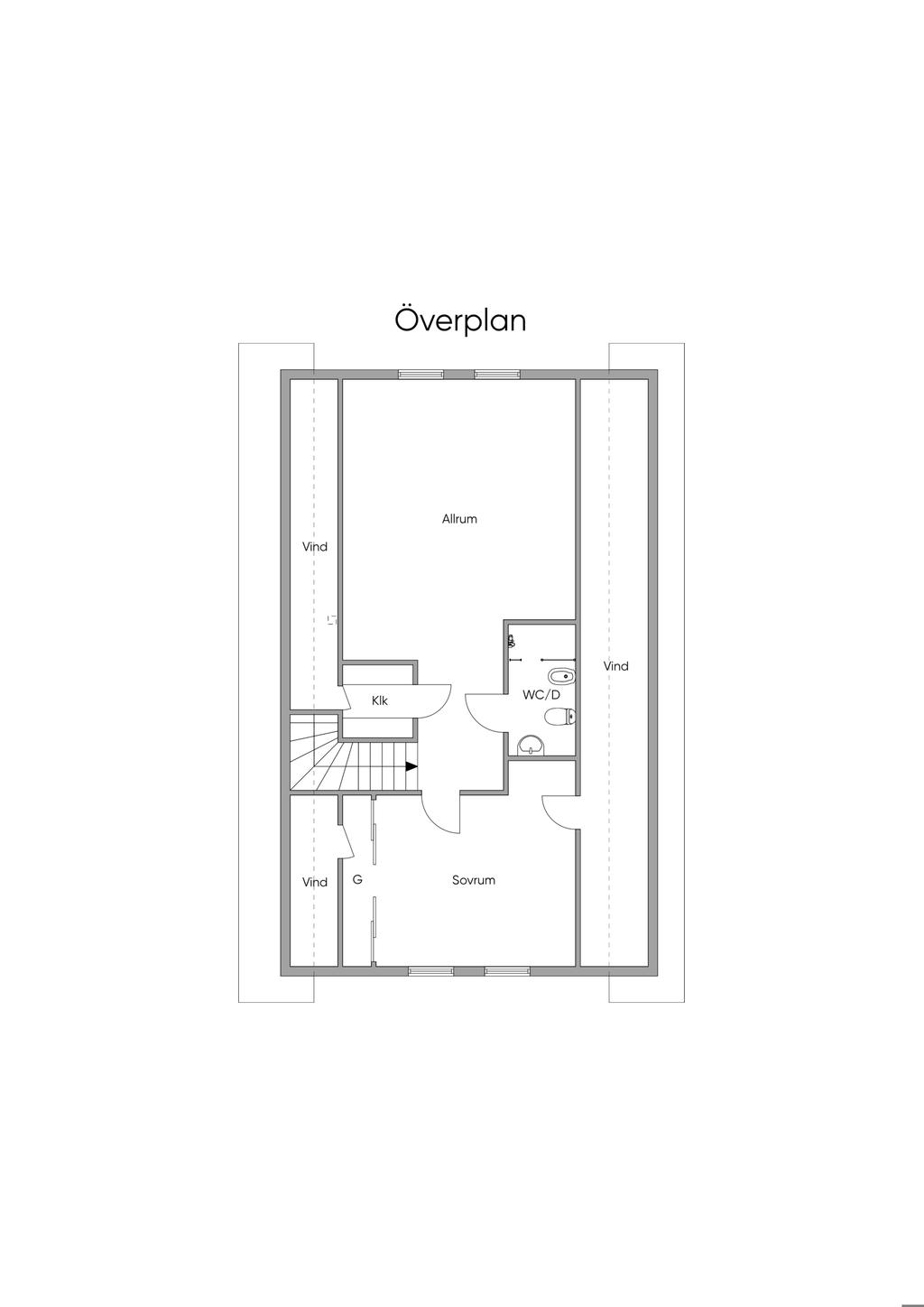 Planlösning Överplan