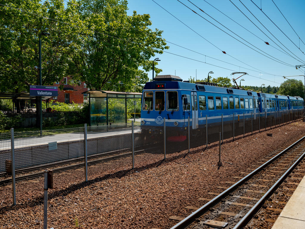 Roslagsbanan - Vallentuna station