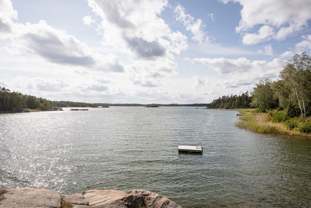 Utsikt från badplats