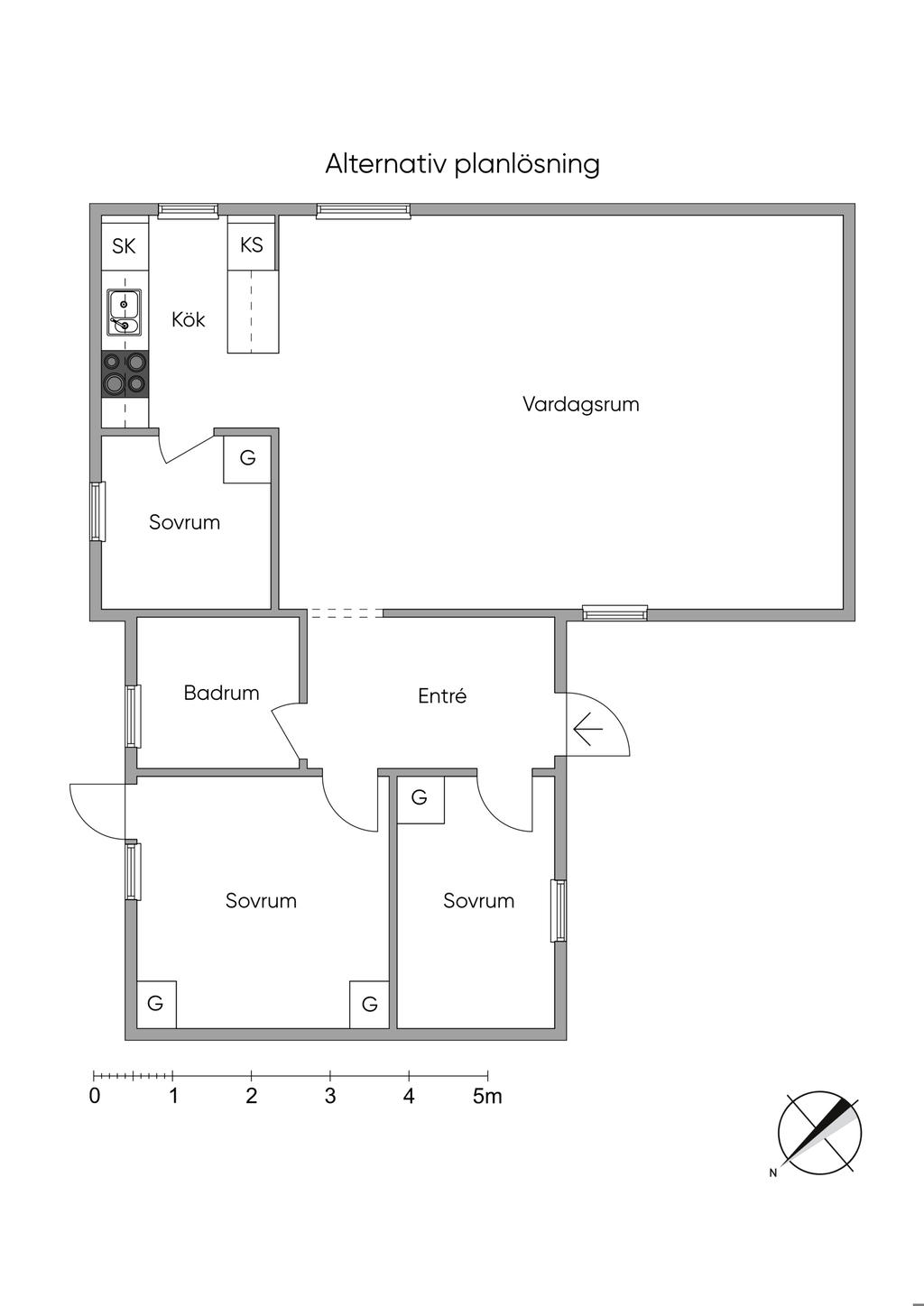 Alternativ Planlösning