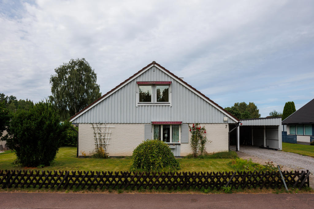 Framsidan av huset