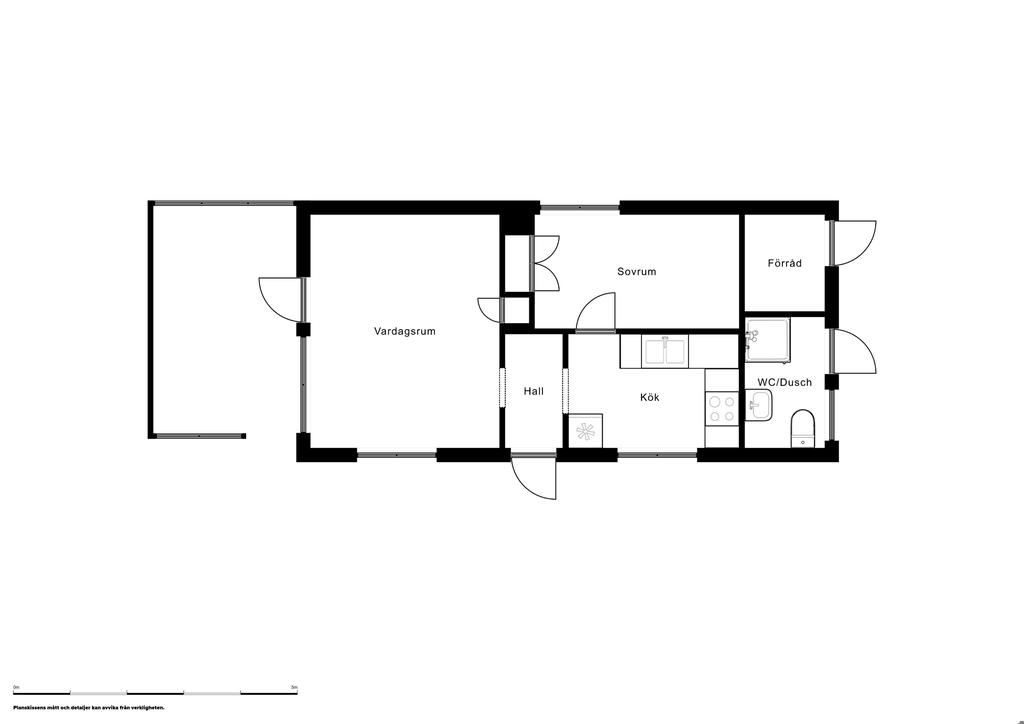 Planritning "Gästhuset"