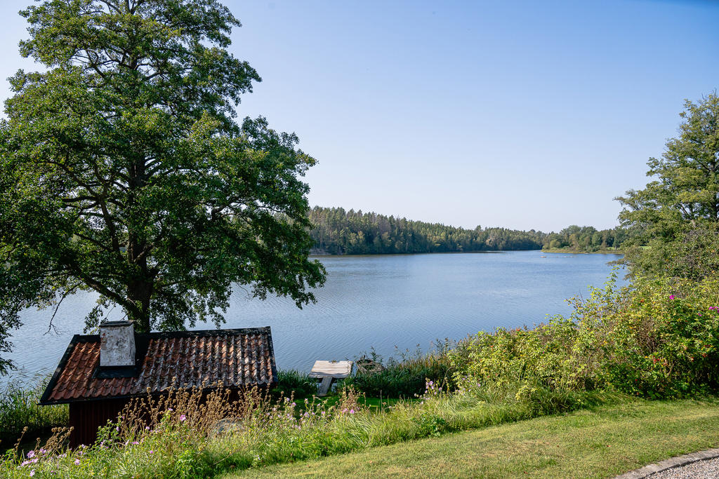 Utblick från entrétrapp