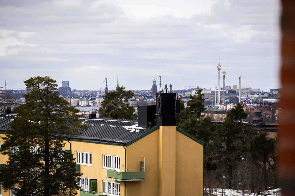 Säljaren bild- utsikts bild