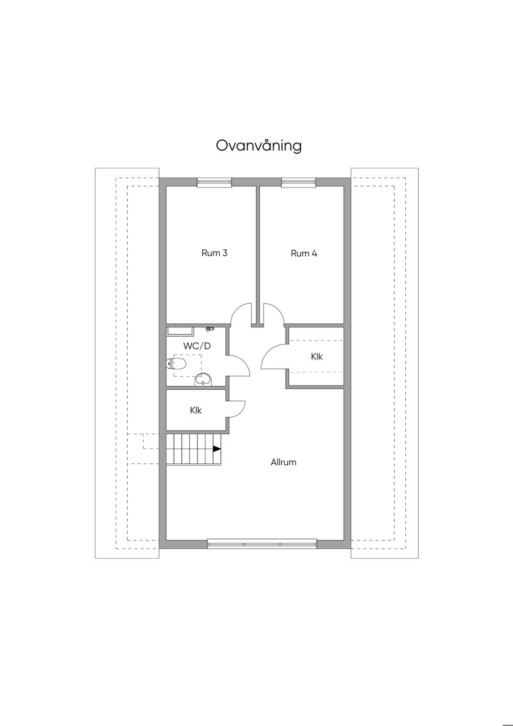 Planritning 2D ovanvåning