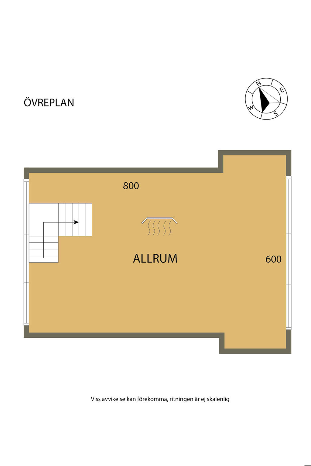 Planlösning övre plan