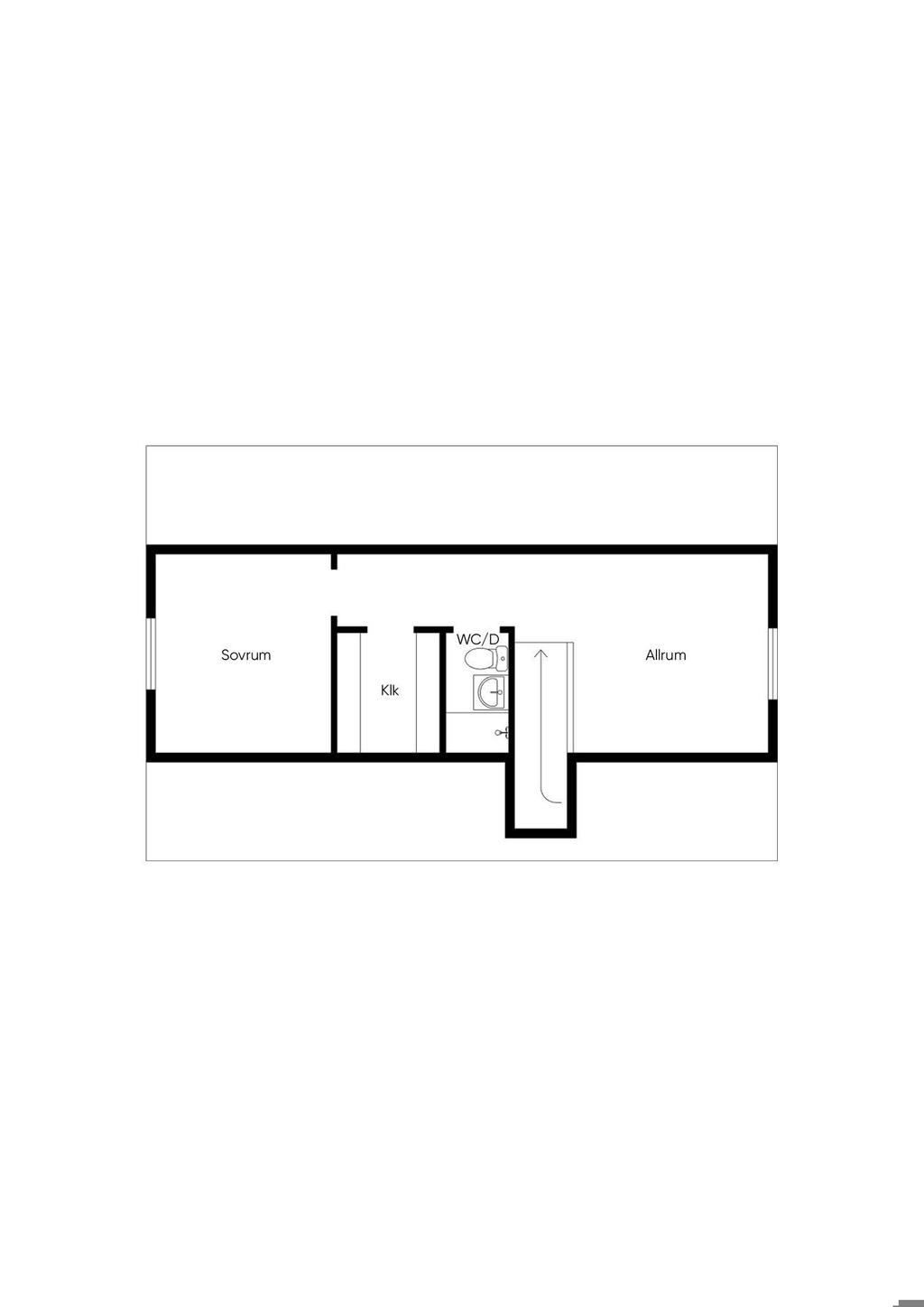 Planritning övre plan