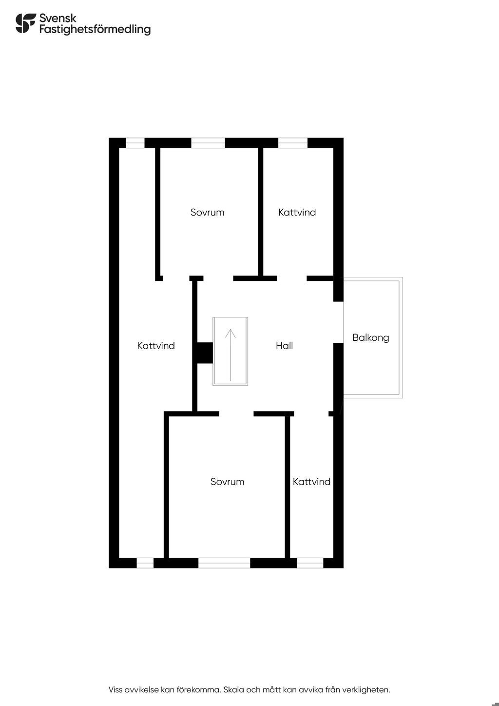 Planlösning - övre plan