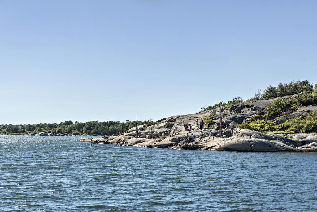 Härliga klippor vid Ganglet.