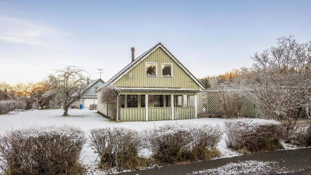 Framsidan av huset