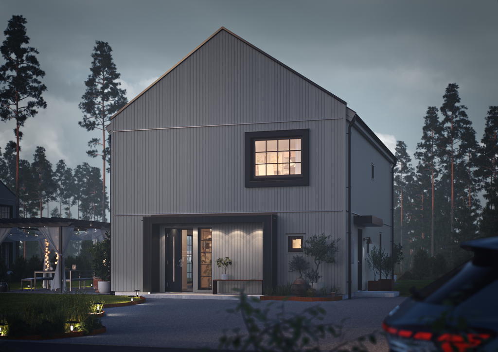 Exempel hus Silvergran - Myresjöhus 